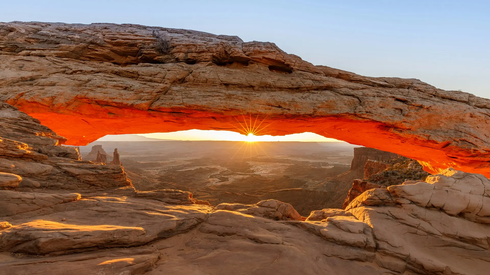 Brown rock formation during golden hour