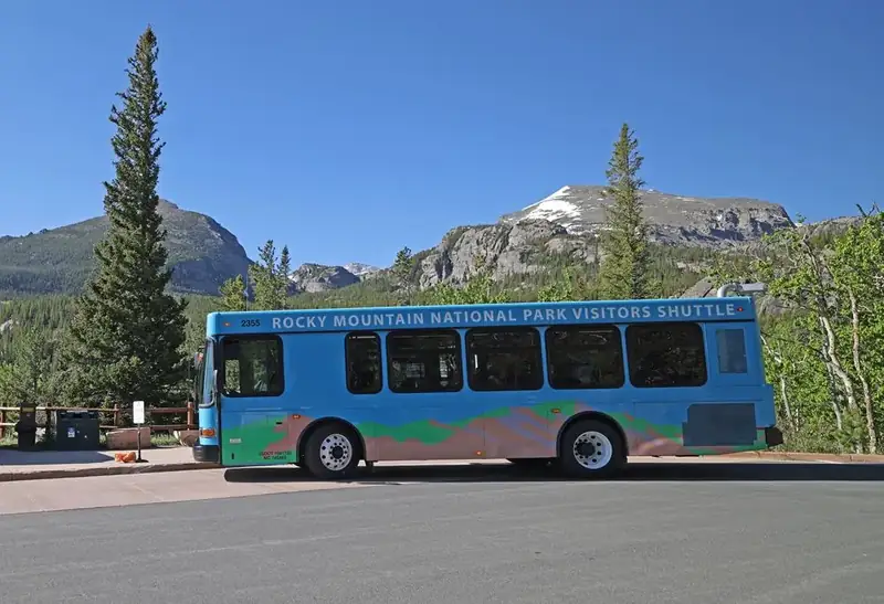 RMNP Shuttle Bus in Summer